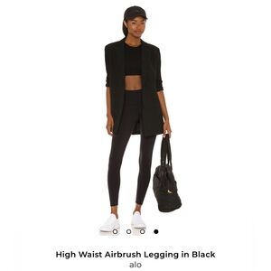 Alo Yoga Airbrush Leggings – Black – Size small